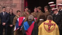 Funeral held for army captain who died in London Marathon