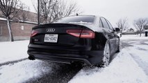 Audi S4 (B8.5) - snow drifting