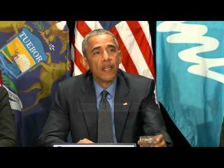 Michigan, Obama teston ujin e rrjetit: Nuk është i rrezikshëm - Top Channel Albania - News - Lajme