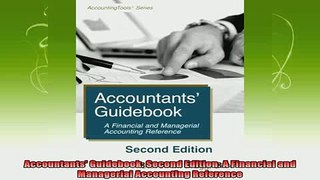 best book  Accountants Guidebook Second Edition A Financial and Managerial Accounting Reference