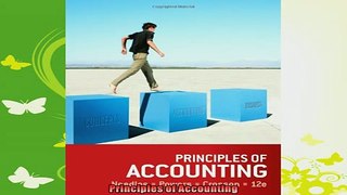 new book  Principles of Accounting