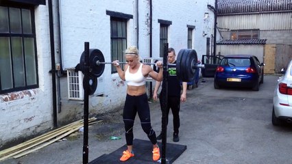 Back squat: 100 x 12 reps by Ragnheidur Sara Sigmundsdóttir