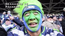 Fan Reaction: Miracle at the Clink: NFC Championship Seahawks vs Packers (Norb Cam selfie)