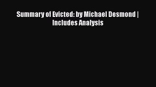[Read Book] Summary of Evicted: by Michael Desmond | Includes Analysis  EBook