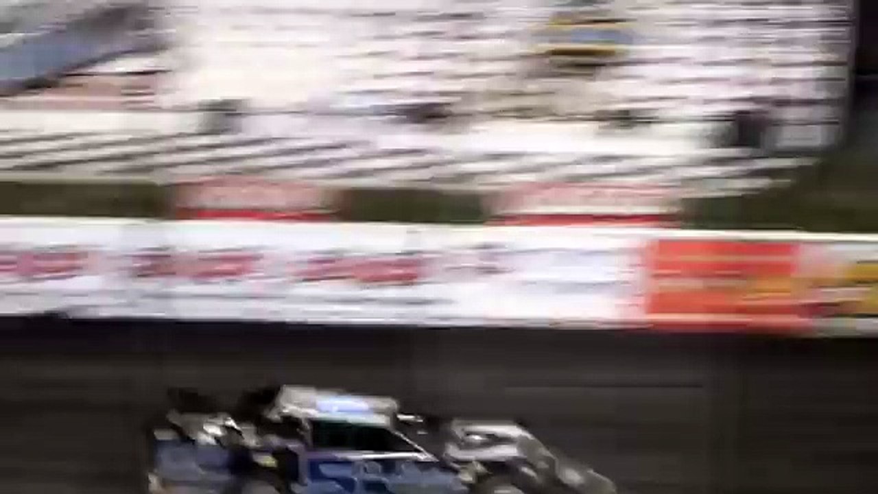 Knoxville Late Model Nationals Charlie McKenna Ray Guss Jr Crash