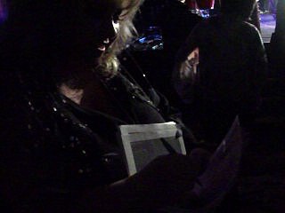 Disco Inferno at the Resorts World Casino, Queens, NY (3/29/2014) - France Joli signs an autograph