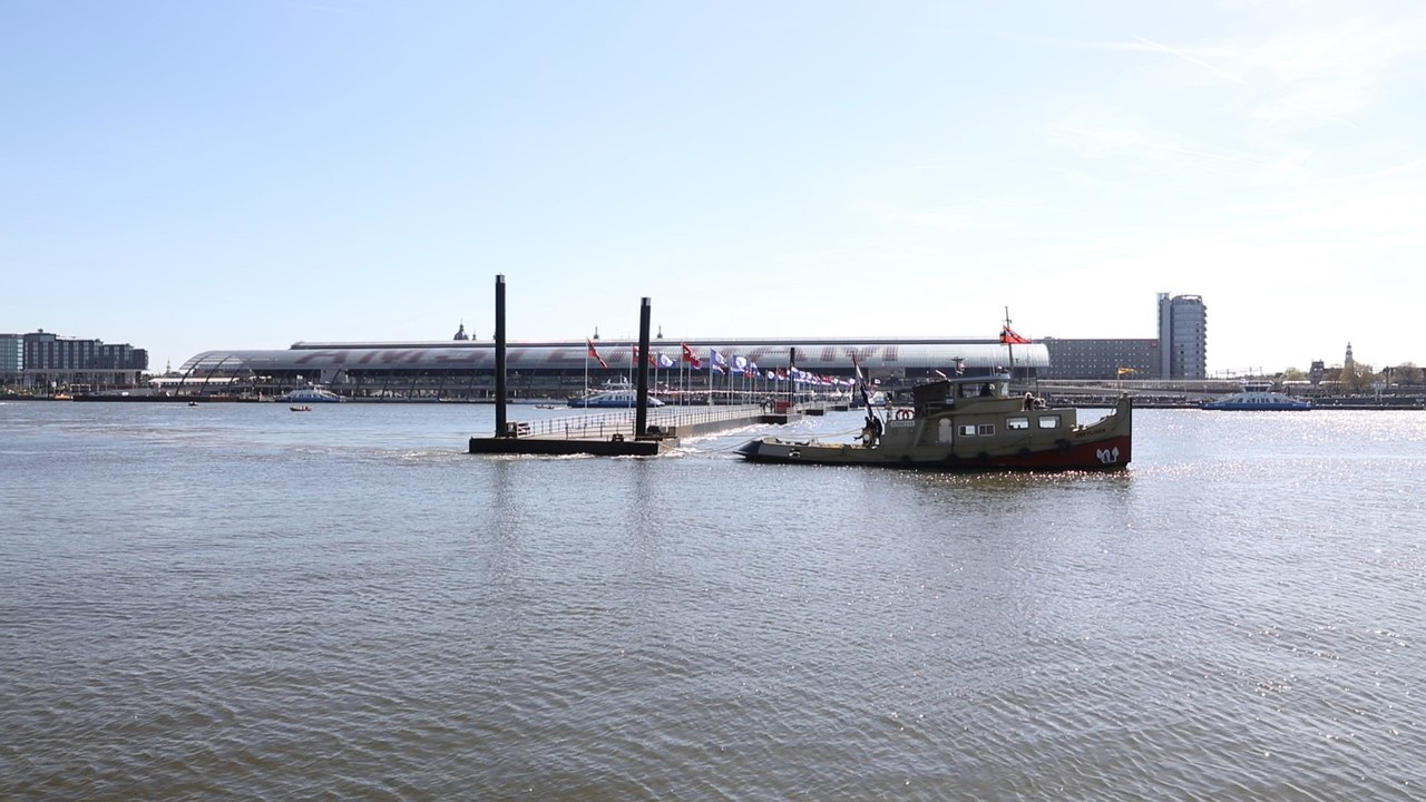 Wegvaren pontonbrug