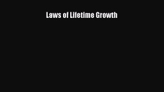 [Read Book] Laws of Lifetime Growth  EBook