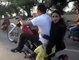 Pakistani bike wheeling with her girlfriend on road - desi girls video