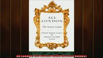 FAVORIT BOOK   All London The Source Guide Source Guides  FREE BOOOK ONLINE