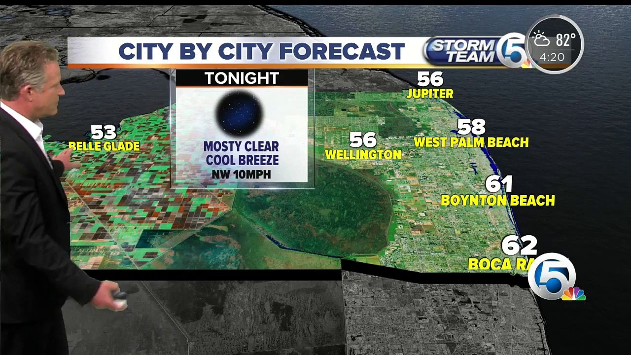 Thursday evening forecast