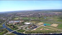 Bevrijdingsfestival Groningen vanuit de helikopter - RTV Noord