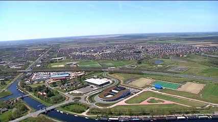 Bevrijdingsfestival Groningen vanuit de helikopter - RTV Noord