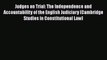 [Read book] Judges on Trial: The Independence and Accountability of the English Judiciary (Cambridge