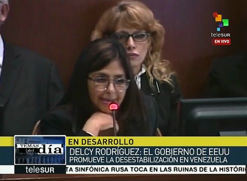 Denuncia canciller de Venezuela ante OEA campaña desestabilizadora