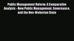 [Read book] Public Management Reform: A Comparative Analysis - New Public Management Governance