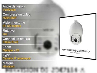HIKVISION DS-2DE7184-A dôme rotatif HD 2MP