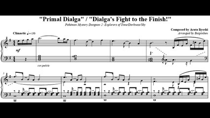 PMD2: Primal Dialga (SOLO Piano Sheet Music)