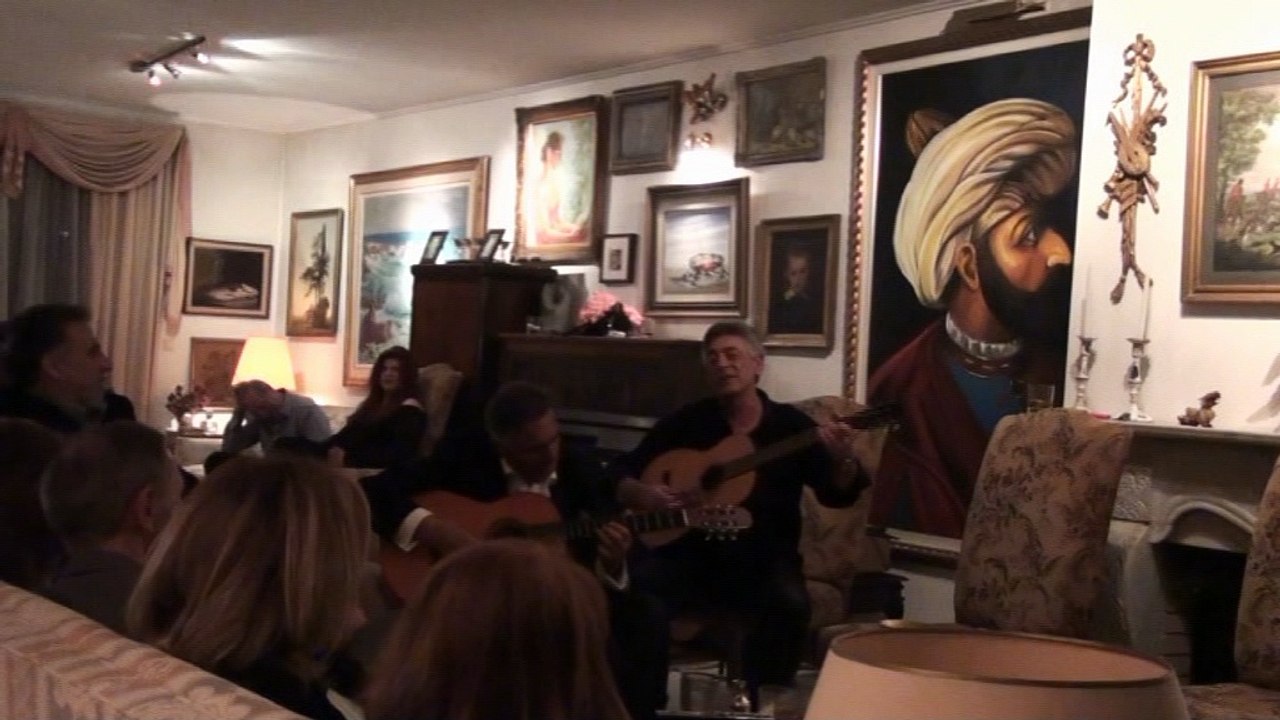 Theo Roubanis nameday party during March 2016 second part