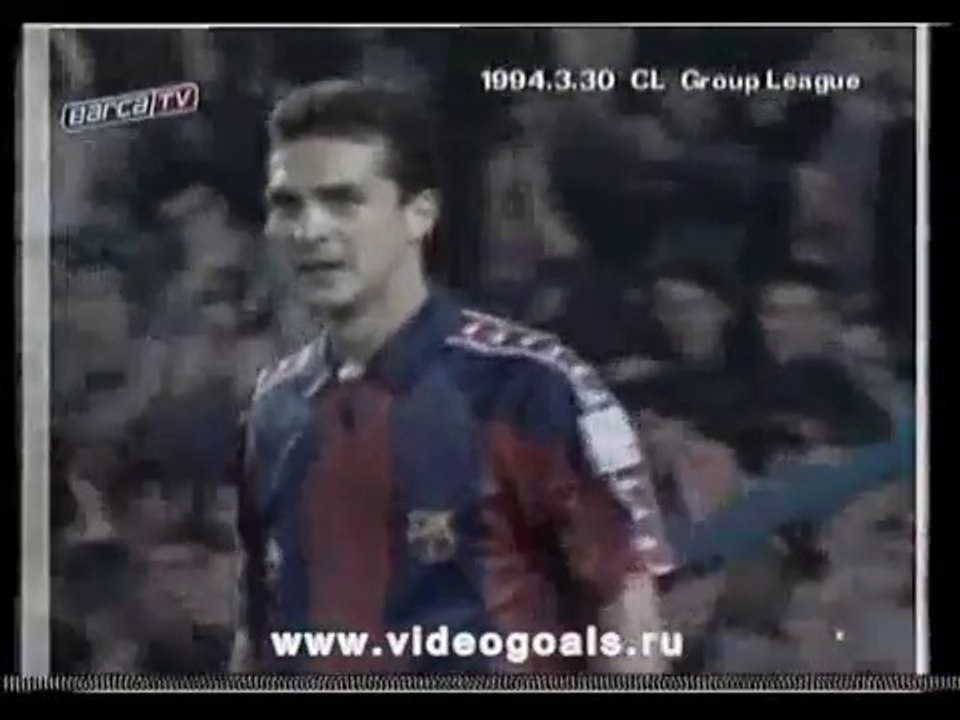 *tiqui taca* à la 1993: FC Barcelona 'Dream Team' 3-0 Galatasaray Istanbul CL 1993/94 group stage