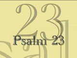 psalm 23 - davids psalm