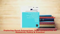 PDF  Exploring Rural Enterprises New Perspectives on Research Policy  Practice Download Full Ebook