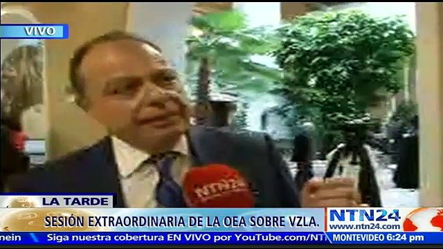 Las acusaciones de la canciller no son nuevas, son parte de una retórica : Portavoz del secretario general de la OEA a NTN24 tras sesión sobre Venezuela
