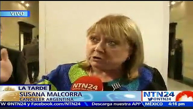 No es un momento de retóricas, es un momento de hechos : canciller argentina a NTN24 sobre intervención ante la OEA