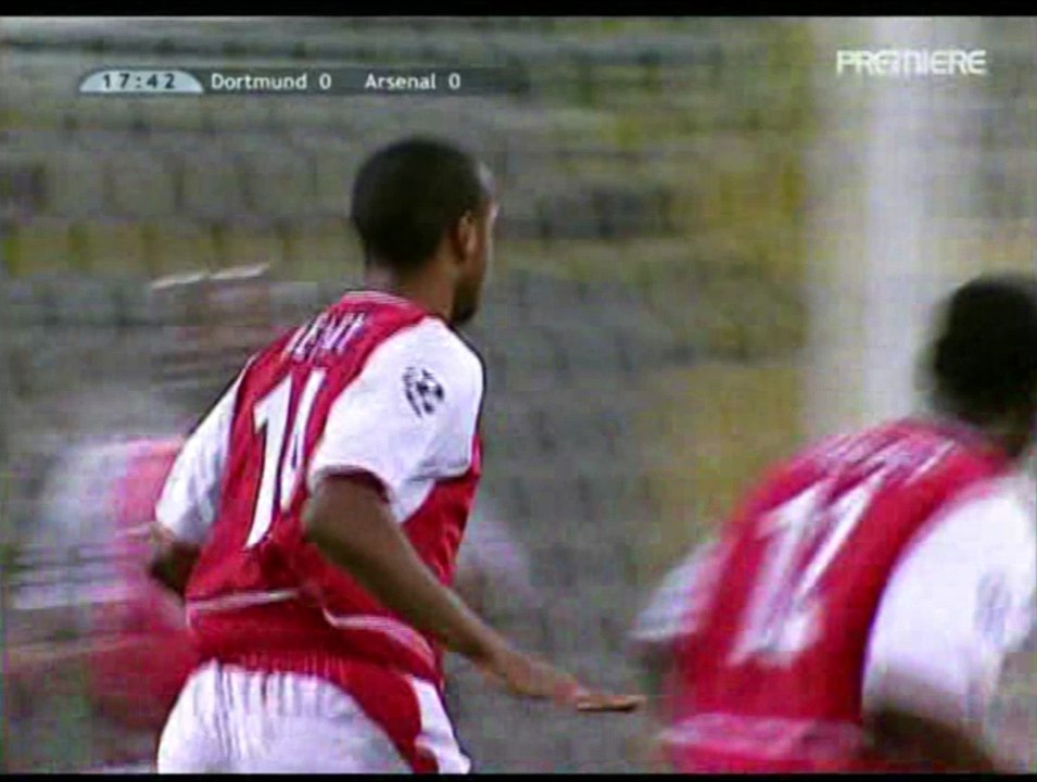 Thierry Henry vs Borrusia Dortmund away 2002/03