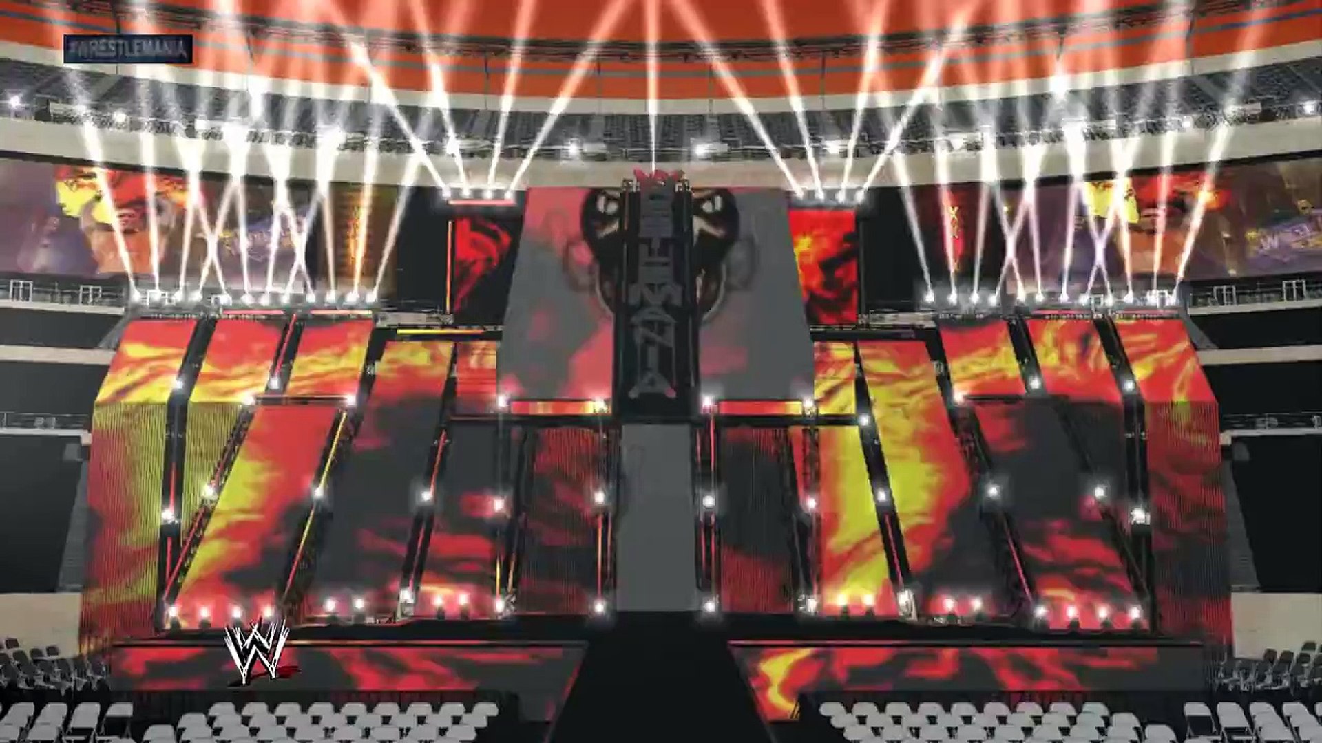 Randy Orton Wrestlemania 29 Entrance Concept Stage Video Dailymotion - wwe wrestlemania 30 the undertaker roblox entrance