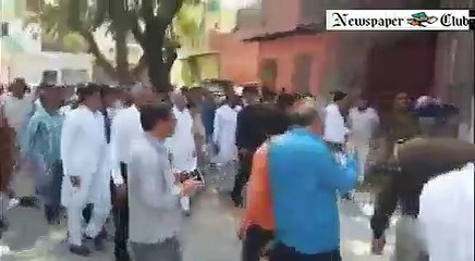 Hooda in Haryana Jhajjar now resist seeing people closing doors