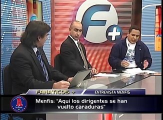 Entrevista con Menfis Rodrìguez en Fanáticos Plus