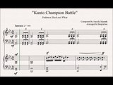 Pokémon BW: Kanto Champion Battle (Piano Duet Sheet Music)
