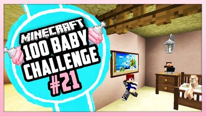 NEW BABY AT THE HOSPITAL! - Minecraft: 100 Baby Challenge - EP 21