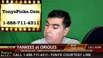 New York Yankees vs. Baltimore Orioles Pick Prediction MLB Baseball Odds Preview 5-5-2016