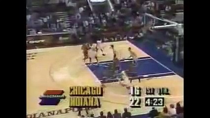 Michael Jordan Reggie Miller Fight Game (BEST VERSION)