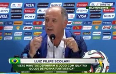 Brasil 1 Alemanha 7. Felipão: Não estou em dívida com a torcida