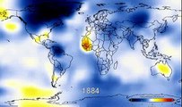 131 años de calentamiento global en 26 segundos