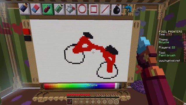 PIXEL PAINTERS MINECRAFT MINI GAME W/ ZAILETSPLAY #8