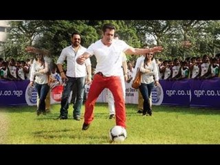Salman Khan Playing Football For Charity