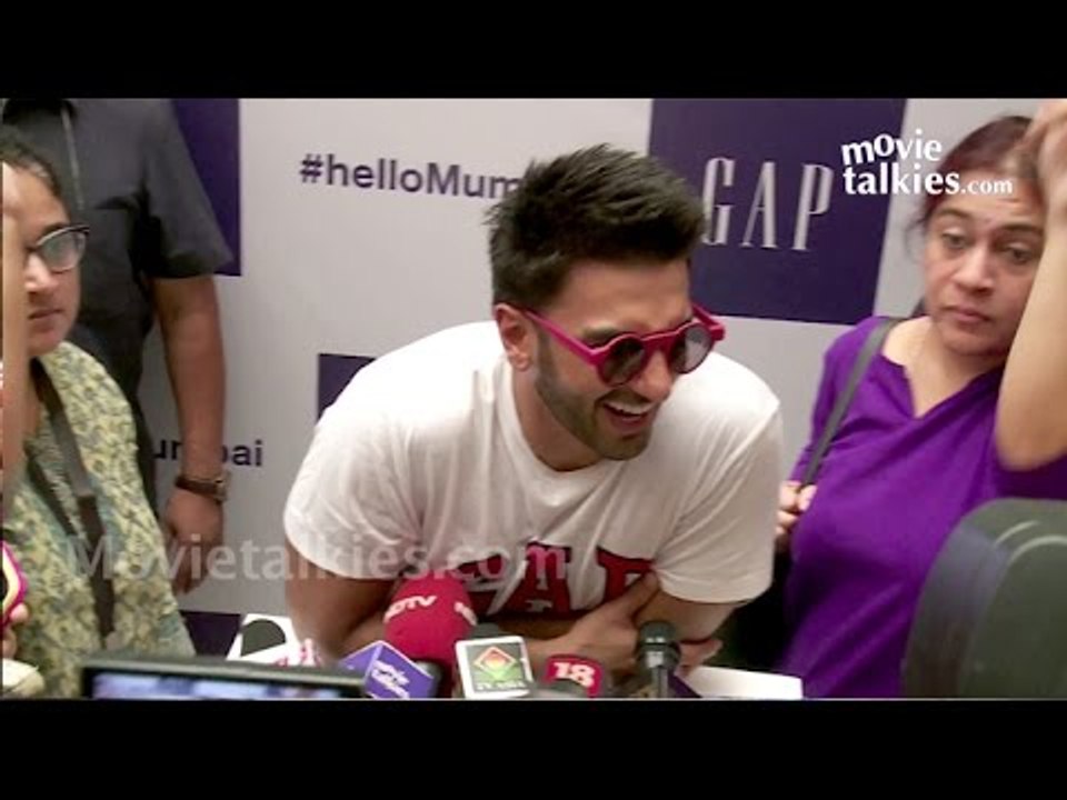 Ranveer Singh's FUNNY Interview At New GAP Store Launch