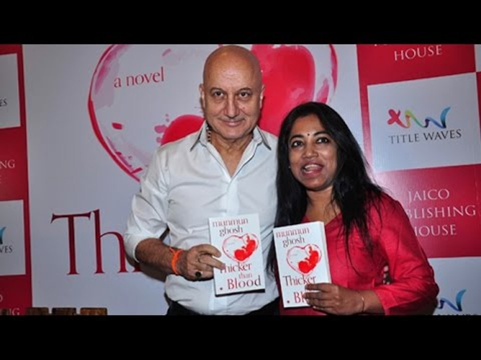 Anupam Kher At Munmun Kher's 'Thicker Than Blood' Book Launch