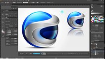 3D Logo Design - Website Logo Design - Adobe Illustrator CS6 Tutorial (C1)