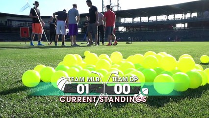 Dude Perfect VS. Kris Bryant & Mike Moustakas | Home Run Derby FACEOFF