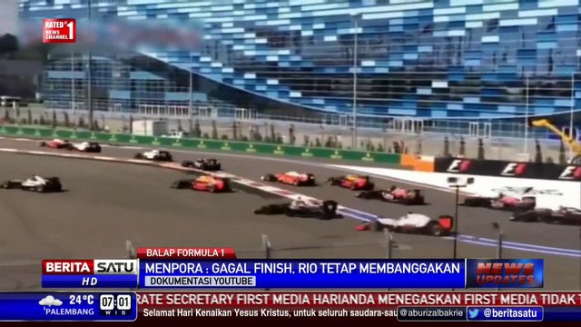 Menpora: Meski Gagal Finish, Rio Tetap Membanggakan