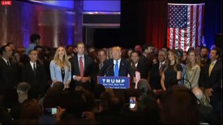 Donald Trump VICTORY SPEECH and Press Conference after Sweeping 5 out of 5 States (4/26/16)