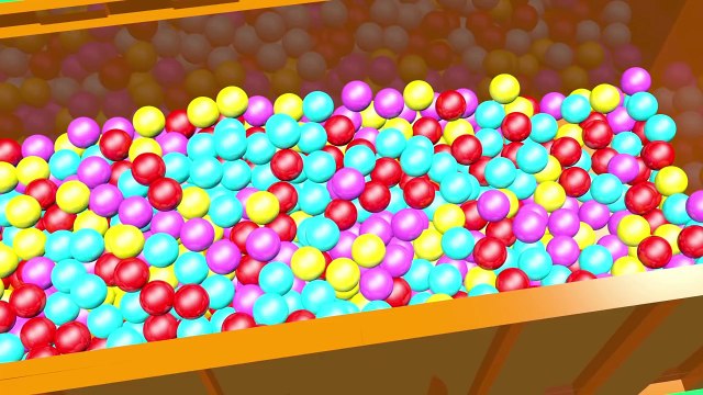 Camion de volteo construcción piscina a pelotas | Ciudad de Camiones Juegos de construcción