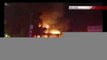 Fuerte incendio se registra en bodega de Azcapotzalco