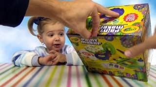 Делаем краски Крайола сами распаковка набора Paint Maker Crayola DIY unboxing set