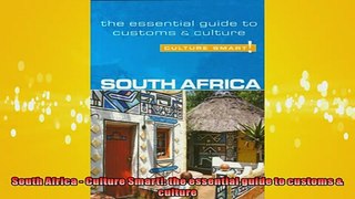 FREE PDF  South Africa  Culture Smart the essential guide to customs  culture  FREE BOOOK ONLINE